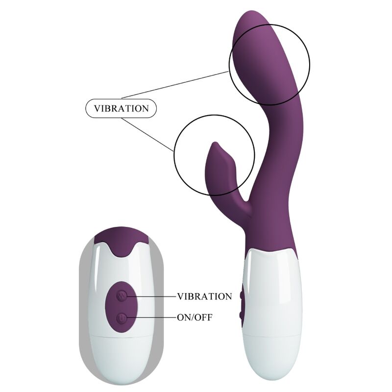 PRETTY LOVE - VIBRATEUR BRIGHTY SPOT G VIOLET – Image 8
