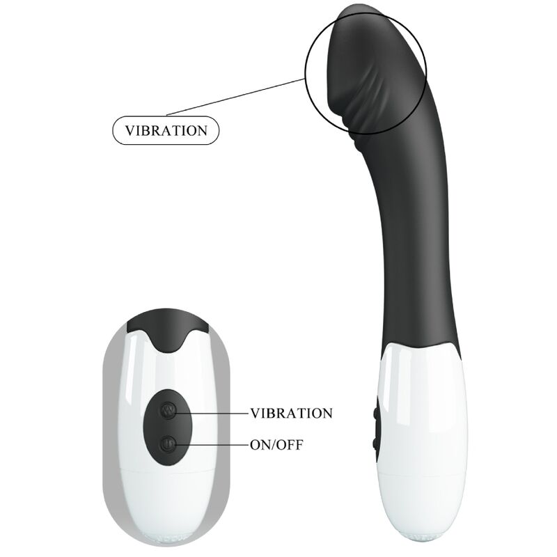 PRETTY LOVE - ELEMENTAL VIBRATEUR POINT G 30 MODES NOIR – Image 8