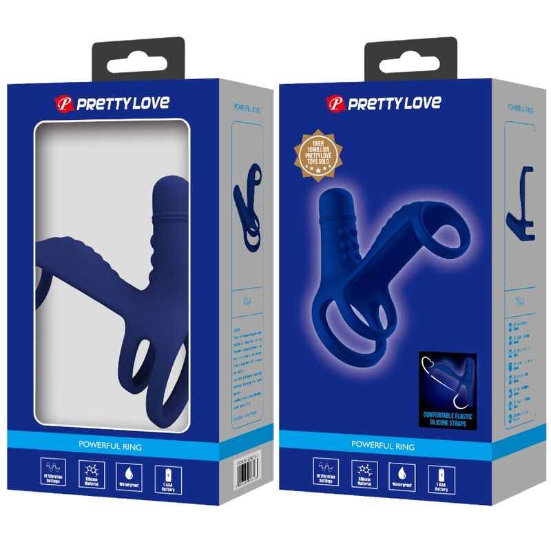 PRETTY LOVE - ANNEAU VIBRANT ELISH AVEC EXTENSION BLEU – Image 8