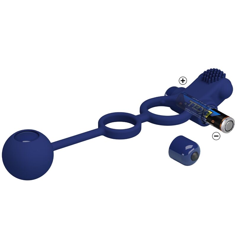PRETTY LOVE - REMINGTON DOUBLE ANNEAU VIBRANT AVEC PLUG BLEU – Image 8