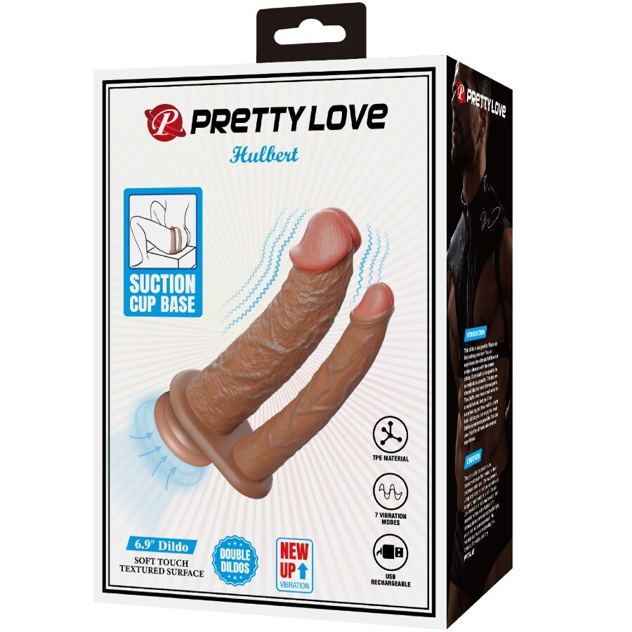 PRETTY LOVE - HULBERT DOUBLE GODE RÉALISTE AVEC VIBRATION MULATO – Image 8