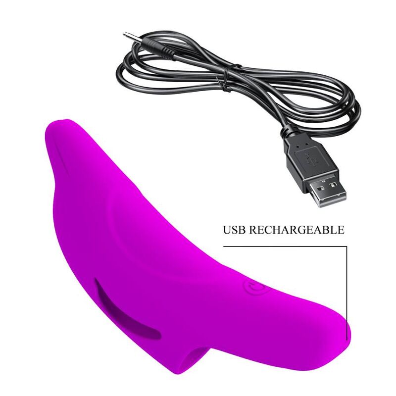 PRETTY LOVE - PUISSANT STIMULATEUR DE DOIGTS VIOLET DELPHINI – Image 9