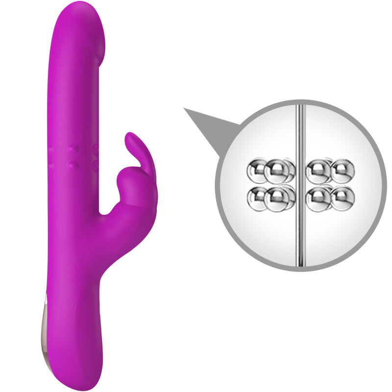 PRETTY LOVE - VIBRATEUR REESE AVEC ROTATION VIOLET – Image 8