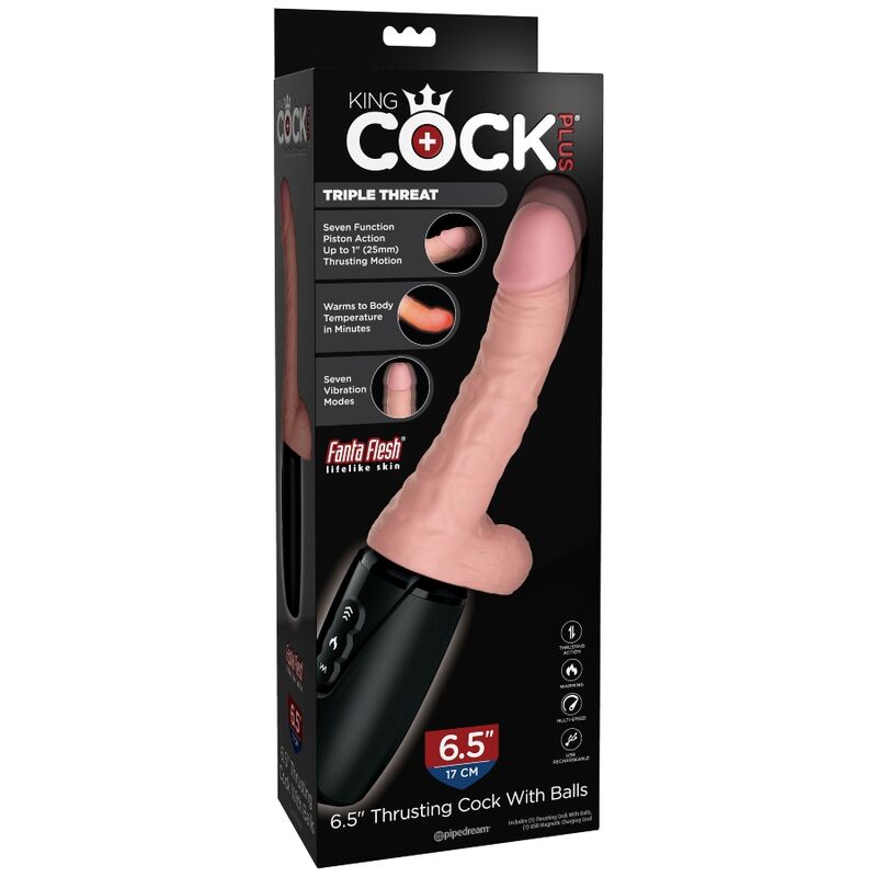 KING COCK - PLUS TRIPLE MENACE PEAU CLAIRE – Image 9