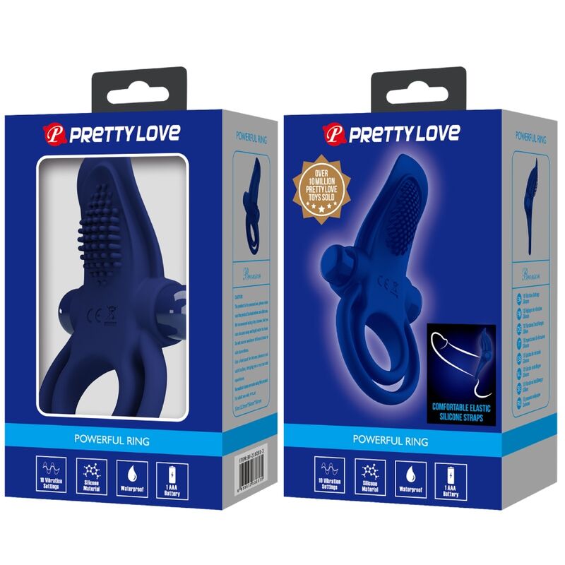 PRETTY LOVE - BRONSON BAGUE DOUBLE AVEC VIBRATION BLEU – Image 9