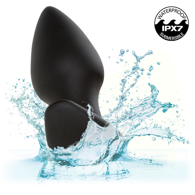 CALEXOTICS - ROCK BOTTOM PLUG ANAL PARFAIT 10 VIBRATIONS SILICONE NOIR – Image 9