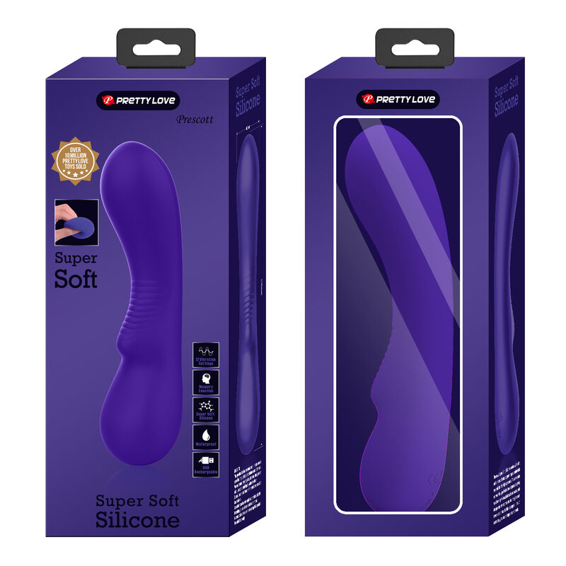 PRETTY LOVE - VIBRATEUR RECHARGEABLE PRESCOTT VIOLET – Image 9