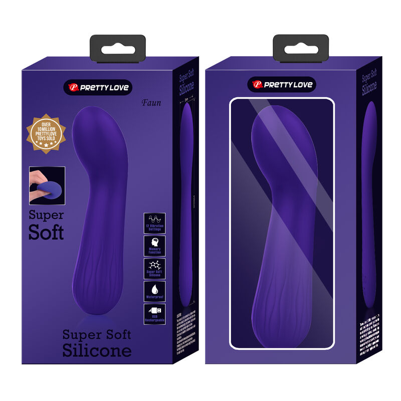 PRETTY LOVE - VIBRATEUR RECHARGEABLE FAUN VIOLET – Image 9