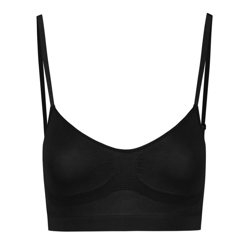 BYE-BRA - MEDIUM CONTROL SOUTIEN-GORGE SANS POINTS NOIR TAILLE XL – Image 4