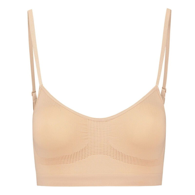 BYE-BRA - MEDIUM CONTROL SOUTIEN-GORGE SANS POINTS BEIGE TAILLE XXL – Image 3