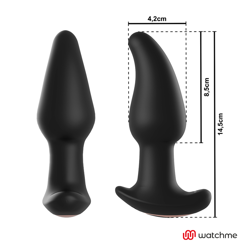 ANBIGUO - VIBRATEUR ANAL PLUG TÉLÉCOMMANDE WATCHME AVEC ROTATION DES PERLES AMADEUS – Image 4