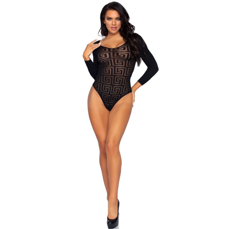 LEG AVENUE - MOSAIC SNAP CROTH BODY TAILLE UNIQUE – Image 2