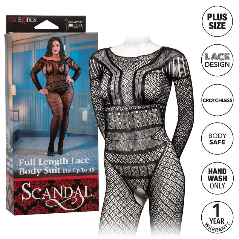 CALEXOTICS - BODY EN DENTELLE GRANDE TAILLE – Image 3