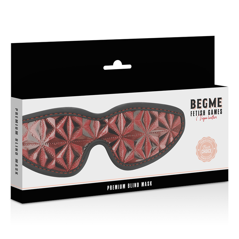 BEGME - MASQUE AVEUGLE PREMIUM ÉDITION ROUGE AVEC DOUBLURE EN NÉOPRÈNE – Image 7