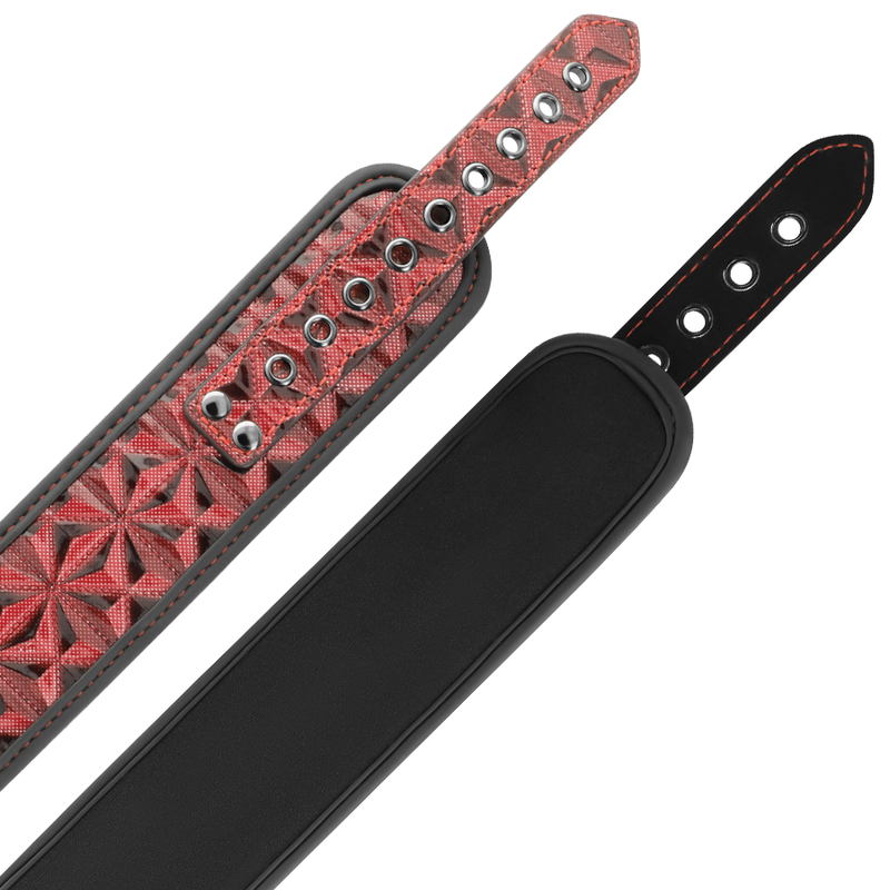 BEGME - COLLIER ÉDITION ROUGE AVEC PINCES TÉLÉMON AVEC DOUBLURE EN NÉOPRÈNE – Image 3