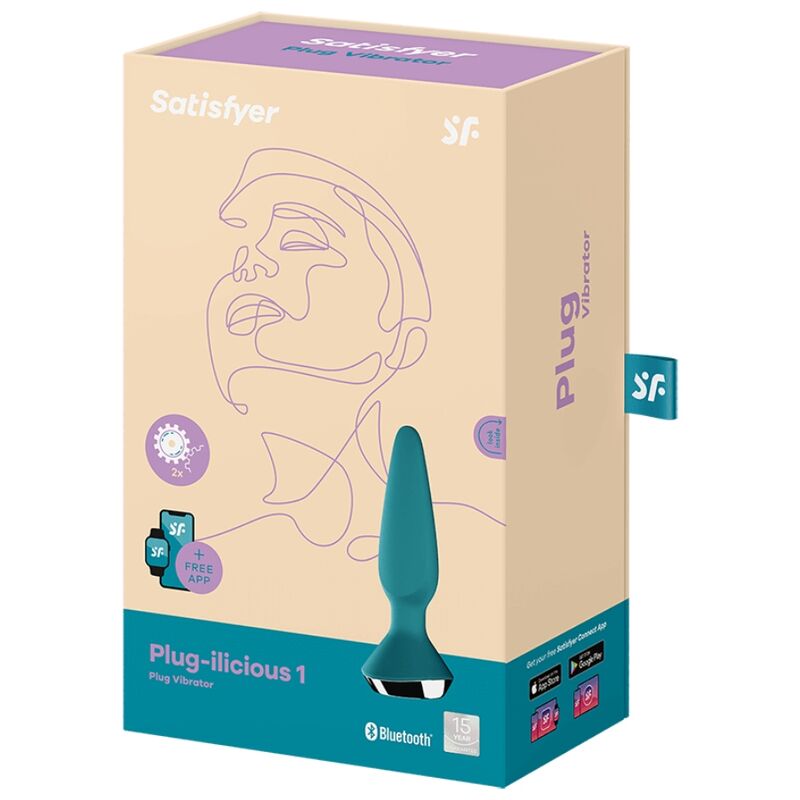 SATISFYER - VIBRATEUR PLUG ILICIOUS 1 PLUG VERT – Image 5