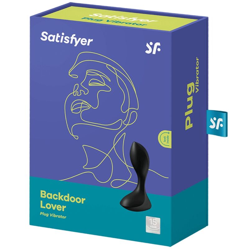 SATISFYER - PLUG VIBRANT BACKDOOR LOVER NOIR – Image 4