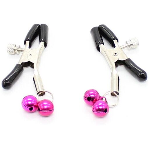 OHMAMA FETISH - PINCES TÉTONS AVEC CLOCHE ROSE – Image 2
