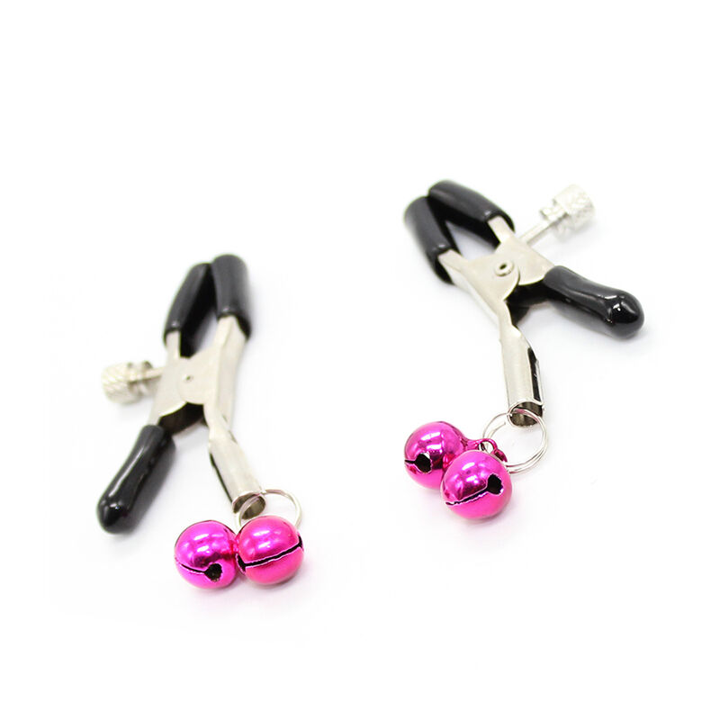 OHMAMA FETISH - PINCES TÉTONS AVEC CLOCHE ROSE – Image 3