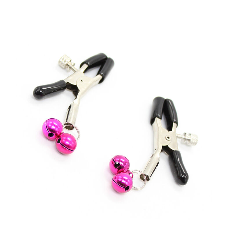 OHMAMA FETISH - PINCES TÉTONS AVEC CLOCHE ROSE – Image 4