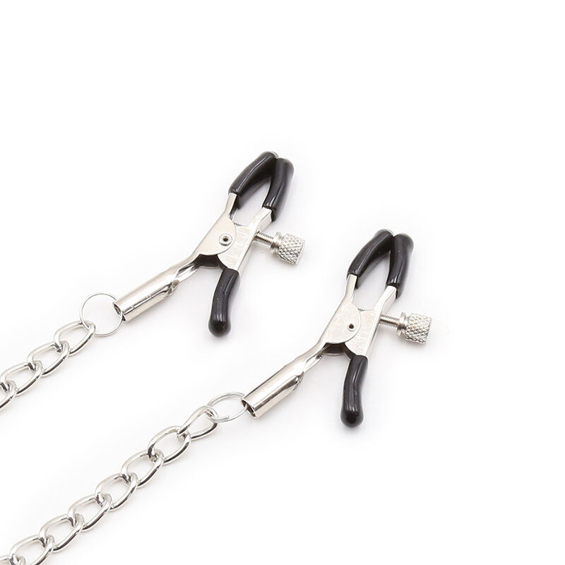 OHMAMA FETISH - RING GAG AVEC CHAÎNES ET PINCES À TÉLÉNOLS – Image 4