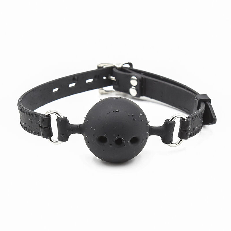 OHMAMA FETISH - BÂILLON À BOULE EN SILICONE RESPIRANT TAILLE L – Image 3