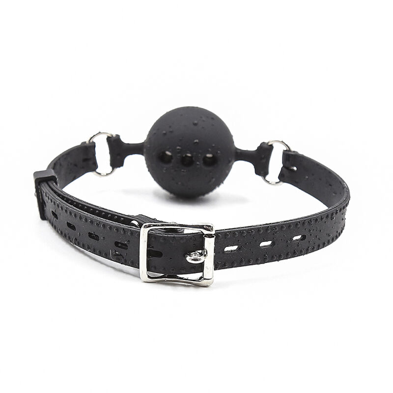 OHMAMA FETISH - BÂILLON À BOULE EN SILICONE RESPIRANT TAILLE L – Image 4