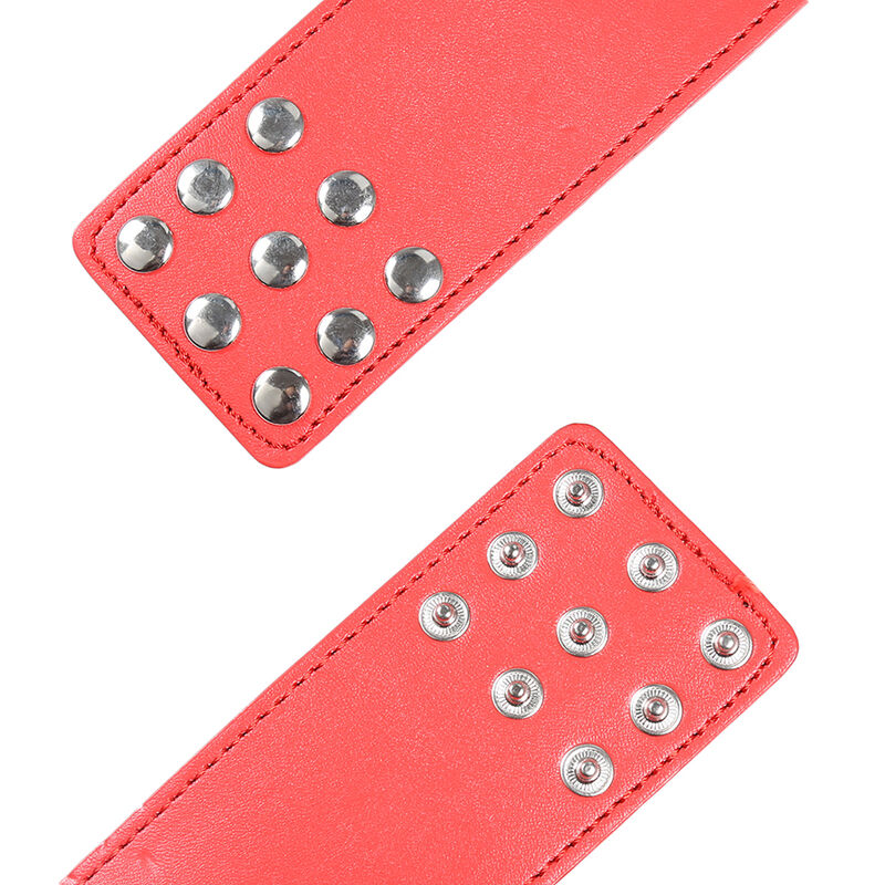 OHMAMA FETISH - MENOTTES ROUGES AVEC FERMETURE À PRESSION – Image 5