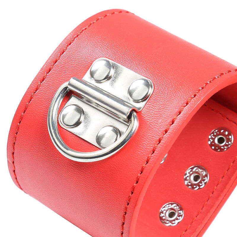 OHMAMA FETISH - MENOTTES ROUGES AVEC FERMETURE À PRESSION – Image 11