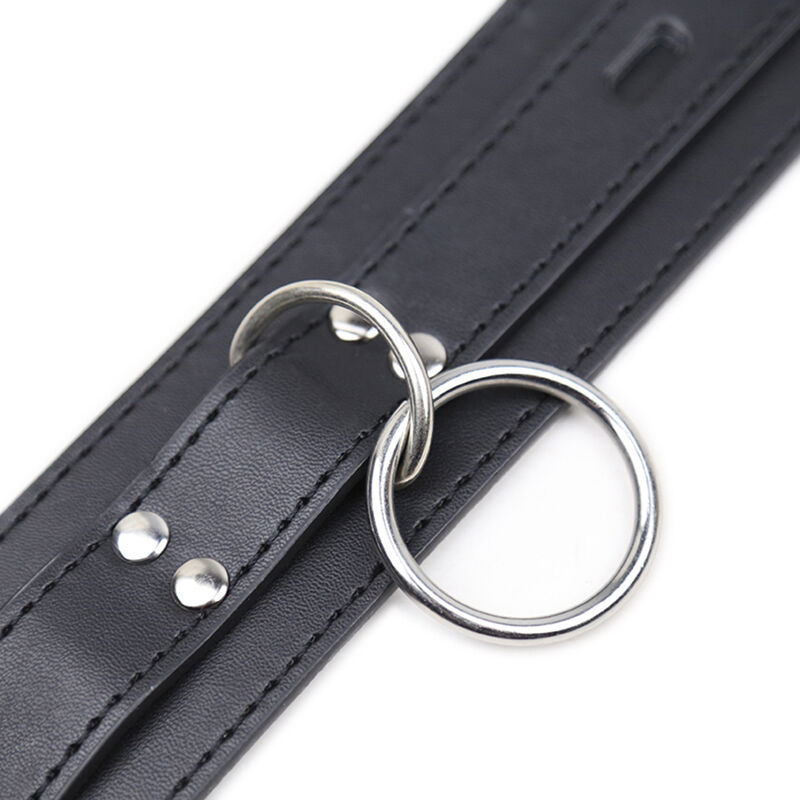 OHMAMA FETISH - COLLIER DE SOUMISSION AVEC 3 ANNEAUX – Image 2