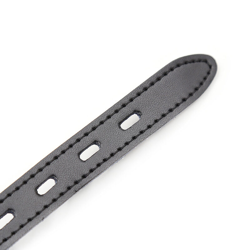 OHMAMA FETISH - BÂILLON BALLE EN SILICONE AVEC CEINTURE EN CUIR (CADENAS INCLUS) – Image 7