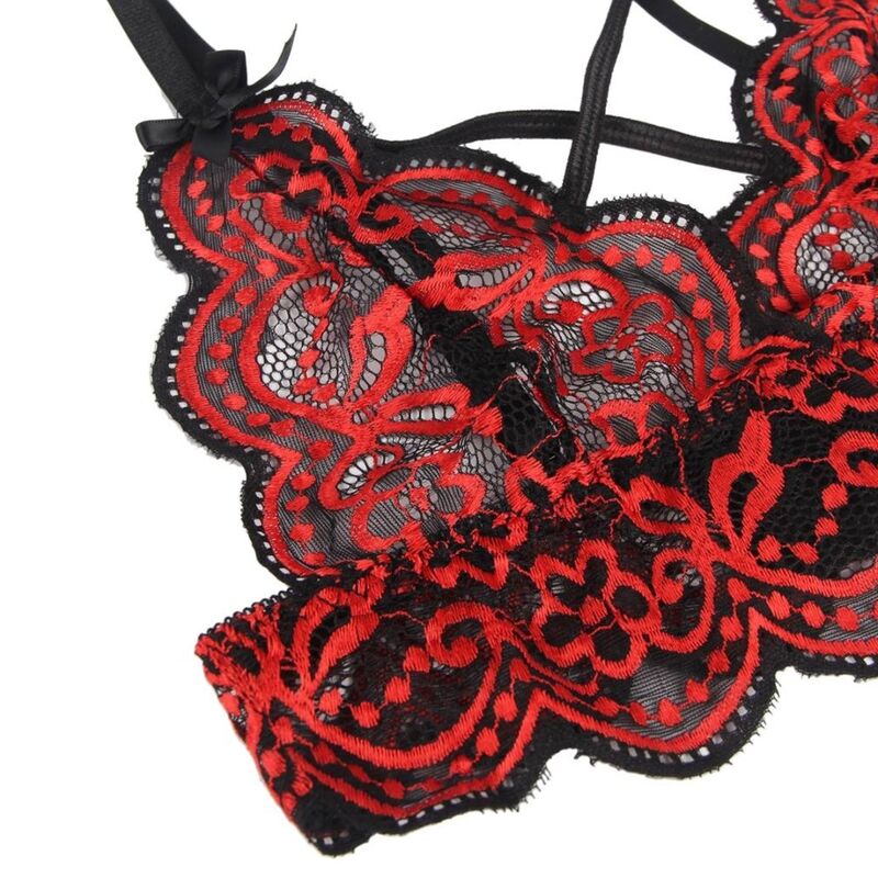 SUBBLIME - SET ENSEMBLE DEUX PIÈCES TOP ET CULOTTE EN DENTELLE L/XL – Image 4