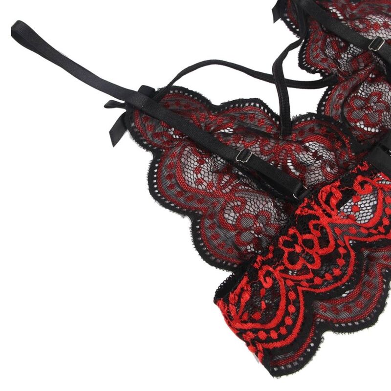 SUBBLIME - SET ENSEMBLE DEUX PIÈCES TOP ET CULOTTE EN DENTELLE L/XL – Image 6