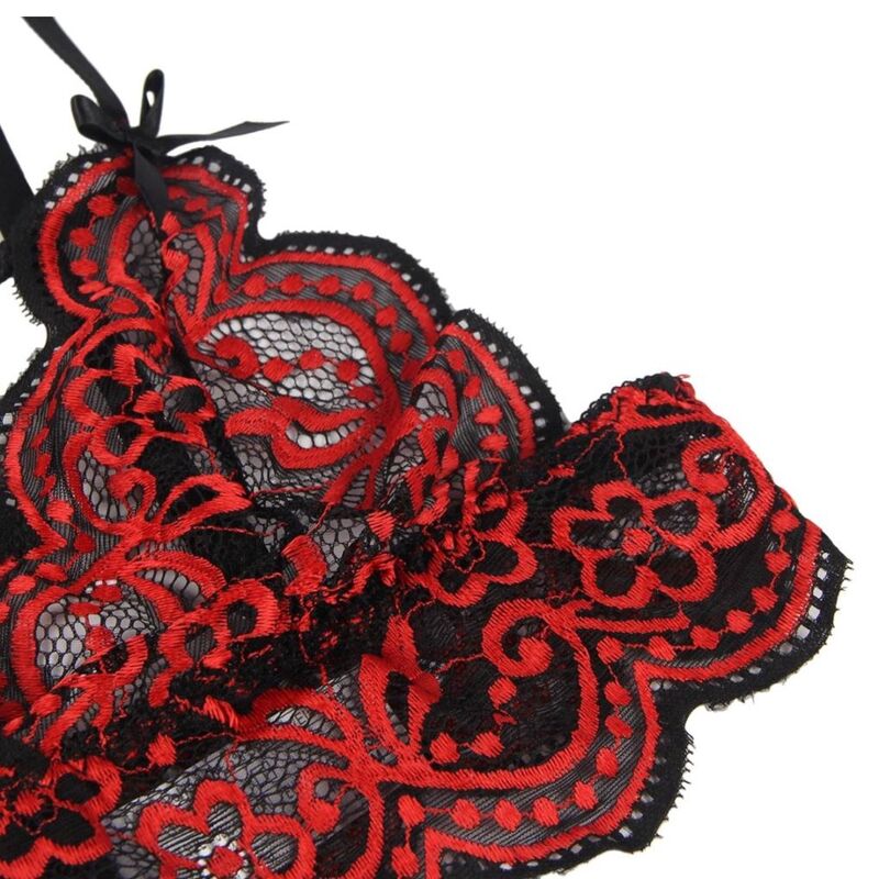 SUBBLIME - SET ENSEMBLE DEUX PIÈCES TOP ET CULOTTE EN DENTELLE L/XL – Image 7