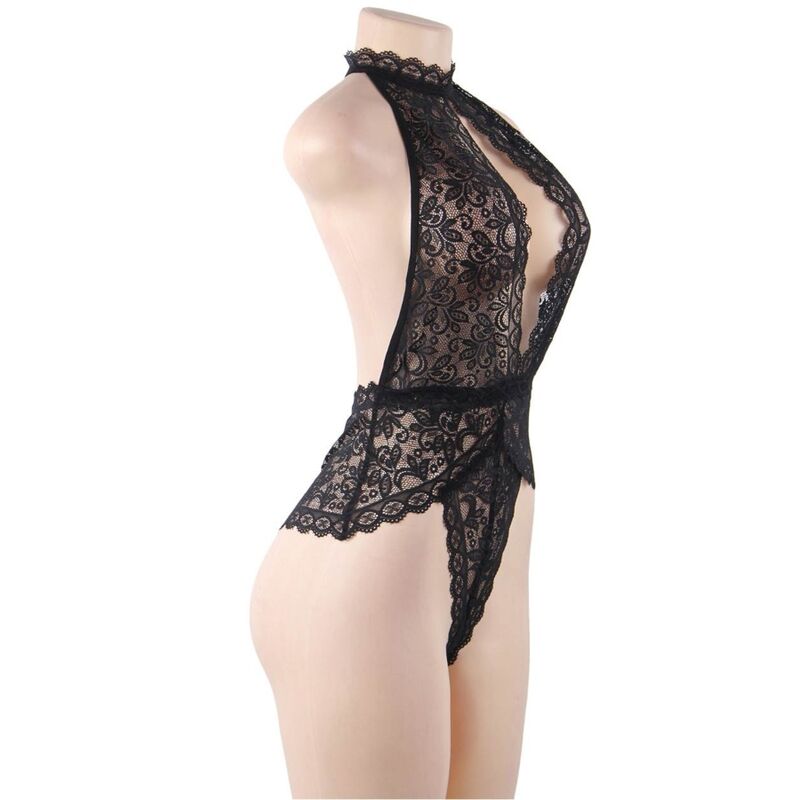 SUBBLIME - TEDDY DENTELLE BONNET OUVERT S/M – Image 5