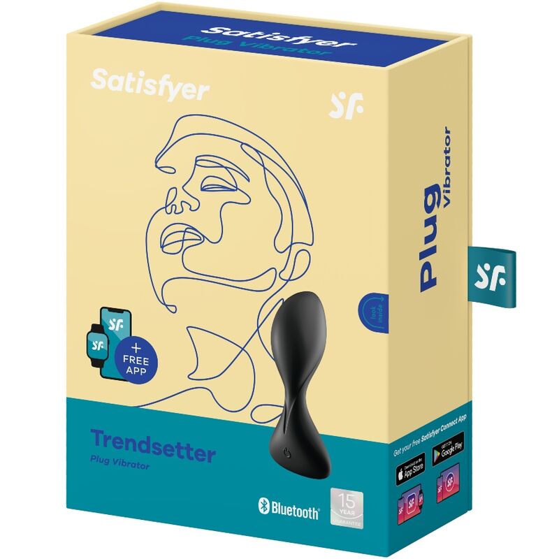 SATISFYER - APPLICATION DE PLUG VIBRANT TRENDSETTER NOIR – Image 4