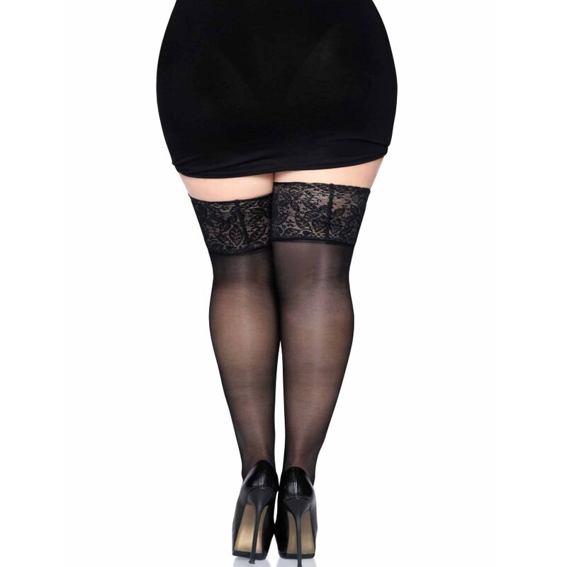 LEG AVENUE - STAY UPS SHEER CUISSES HAUTE TAILLE PLUS – Image 4