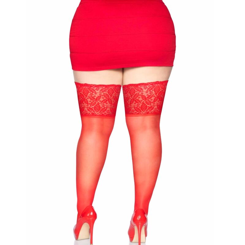 LEG AVENUE - STAY UPS SHEER CUISSE HAUT GRANDE TAILLE – Image 2