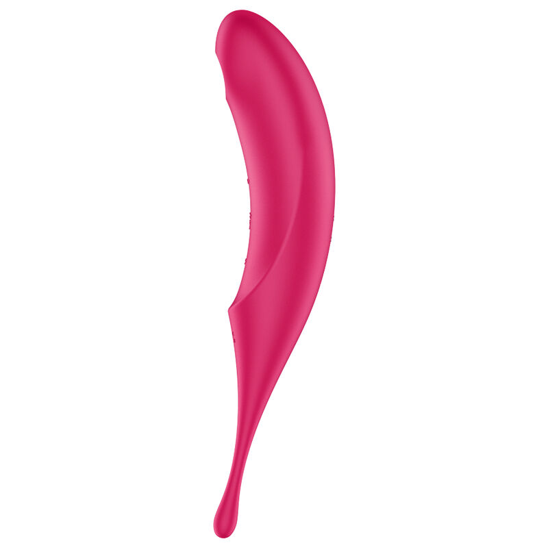 SATISFYER - STIMULATEUR ET VIBRATEUR TWIRLING PRO AIR PULSE ROUGE – Image 3
