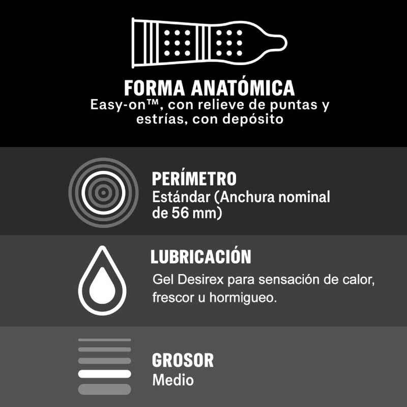 DUREX - ORGASMIQUE INTENSE 12 UNITÉS – Image 3