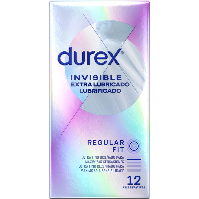 DUREX - INVISIBLE EXTRA LUBRIFIÉ 12 UNITÉS – Image 2