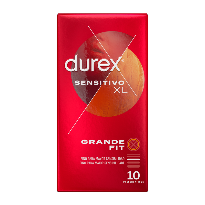 DUREX - PRÉSERVATIFS SENSIBLES XL 10 UNITÉS – Image 2