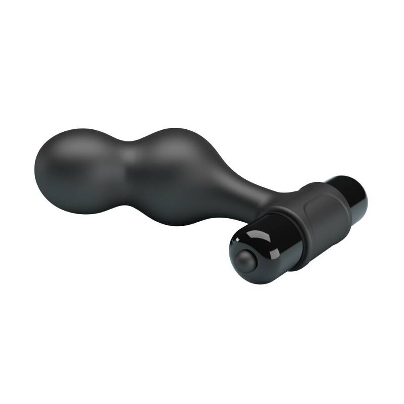 MR PLAY - PLUG ANAL VIBRATEUR EN SILICONE NOIR – Image 6