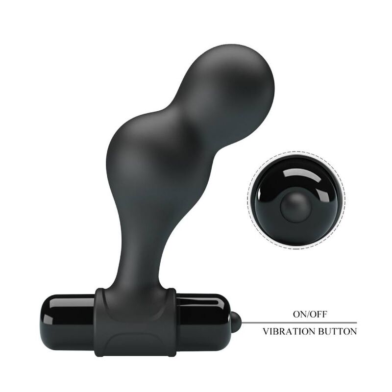MR PLAY - PLUG ANAL VIBRATEUR EN SILICONE NOIR – Image 8