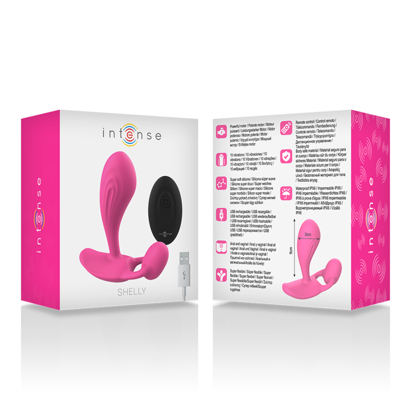 INTENSE - TÉLÉCOMMANDE ANAL SHELLY PLUG ROSE – Image 5