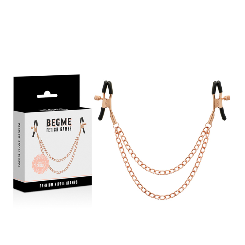 BEGME - BLACK EDITION PREMIUM PINCES À TÉTONS AVEC CHAÎNE – Image 2