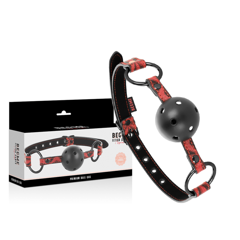 BEGME - MÂCHOIRE EN CUIR VÉGÉTALIEN ÉDITION ROUGE – Image 2