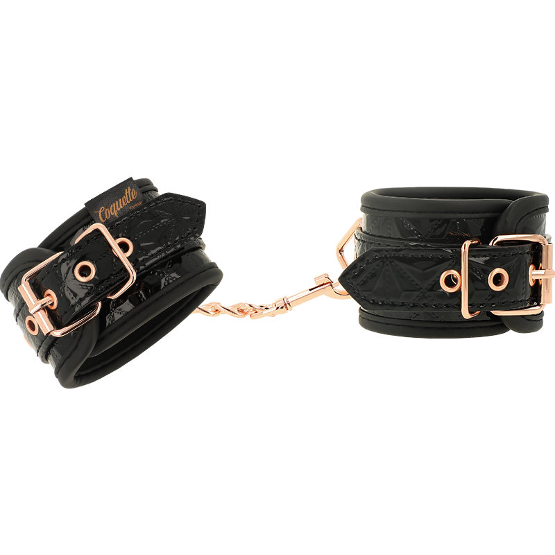 COQUETTE CHIC DESIRE - MENOTTES ÉDITION NOIRE AVEC DOUBLURE EN NÉOPRÈNE – Image 3