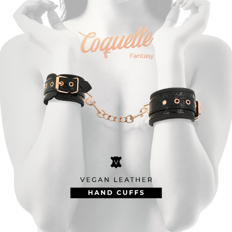 COQUETTE CHIC DESIRE - MENOTTES ÉDITION NOIRE AVEC DOUBLURE EN NÉOPRÈNE – Image 2
