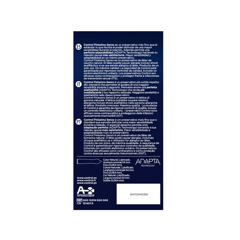 CONTROL - ADAPTA CONDOMS 24 UNITS – Image 2